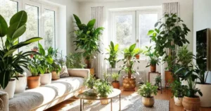 Add a touch of nature to your home by decorating with plants