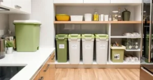 Kitchen sink waste garbage can: practicality and hygiene for your routine