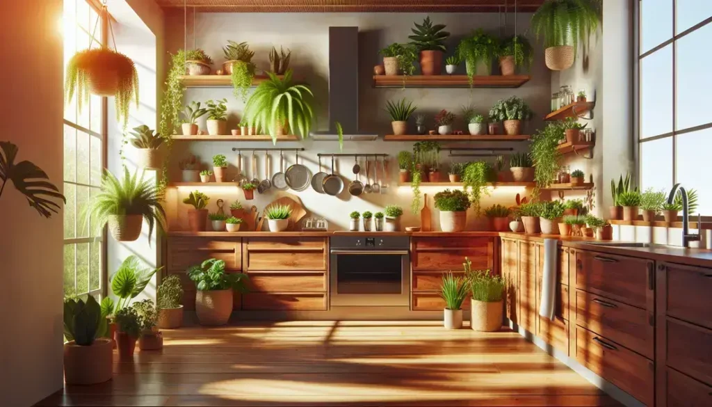 Plants in the kitchen: which species to choose and how to decorate